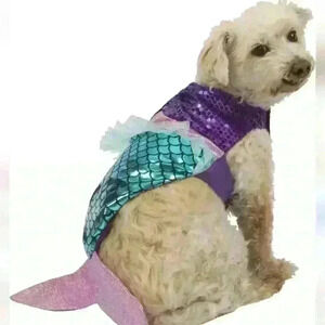 Party City Mermaid Dog Costume - size L/XL Bnwt